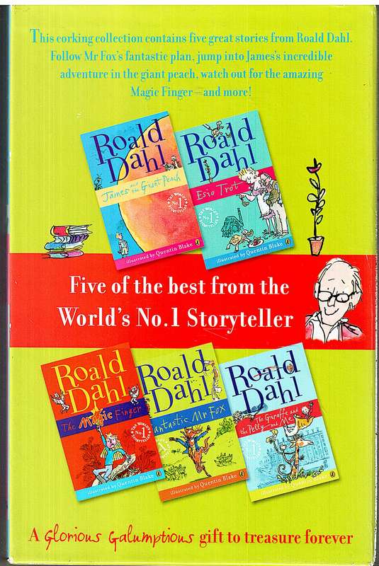 Glorious Galumptious Collection 5 -in-1 Book Box - Roald Dahl