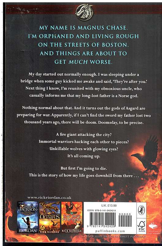 Magnus Chase 01: Magnus Chase and the Sword of Summer - Rick Riordan
