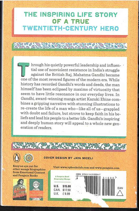 Gandhi: A Manga Biography - Kazuki Ebine