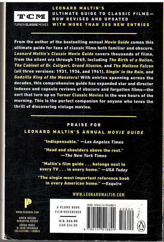 Leonard Maltin's Classic Movie Guide: From the Silent Era Through 1965 (3rd Edition) - Leonard Malti