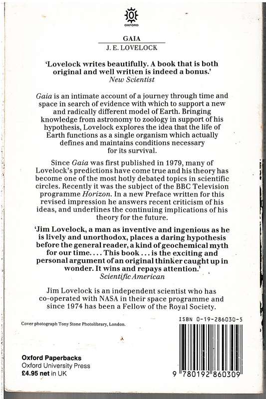 Gaia: A New Look at Life on Earth - James Lovelock