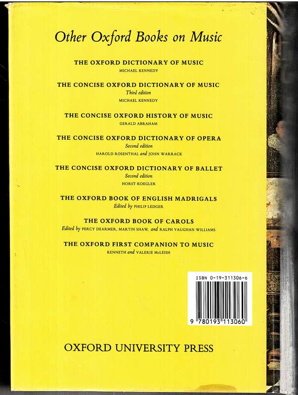 The Oxford Companion to Music (10th Edition) - Percy A Scholes
