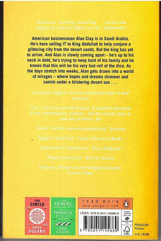 A Hologram For The King - Dave Eggers