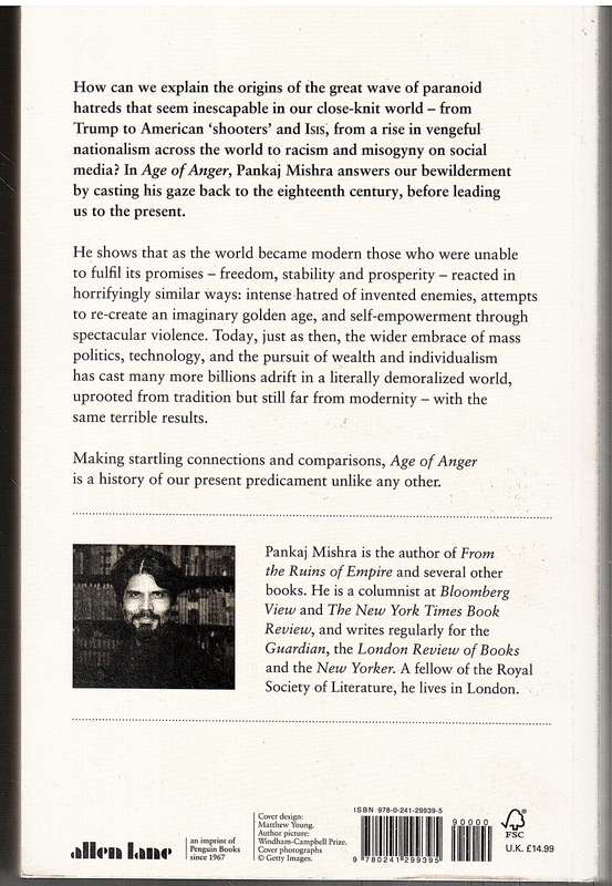 Age of Anger: A History of the Present - Pankaj Mishra