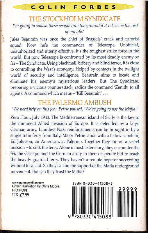 'The Stockholm Syndicate' / 'The Palermo Ambush' (Omnibus) - Colin Forbes