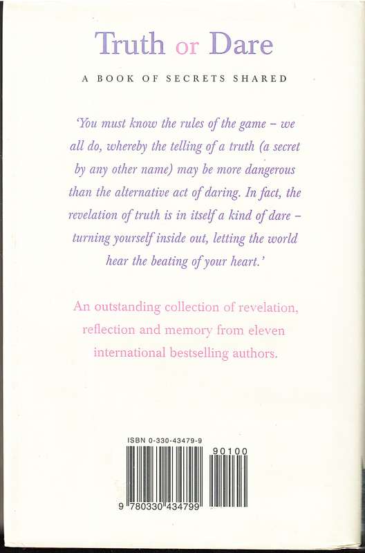 Truth or Dare: A Book of Secrets Shared - Justine Picardie (Ed.)