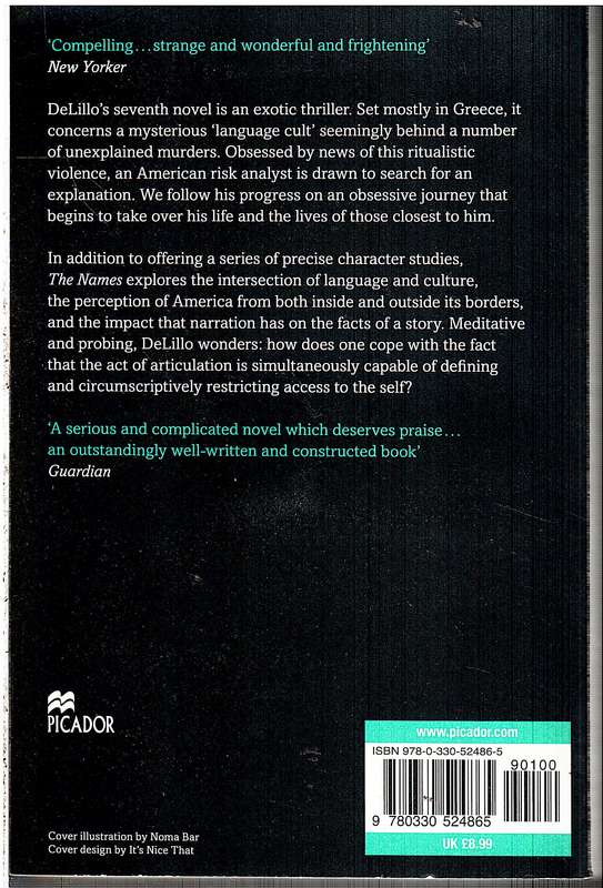 The Names - Don DeLillo