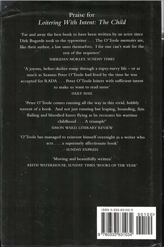 Loitering With Intent: The Apprentice - Peter O'Toole
