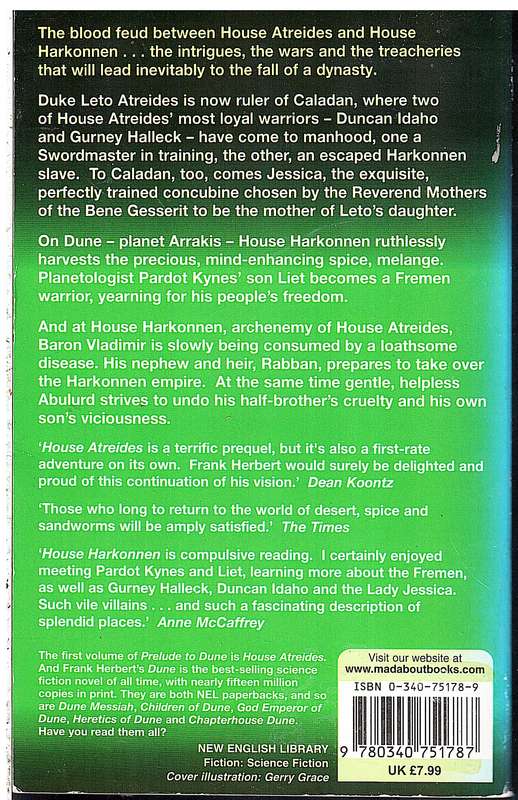 Prelude to Dune II: House Harkonnen - Brian Herbert & Kevin J Anderson