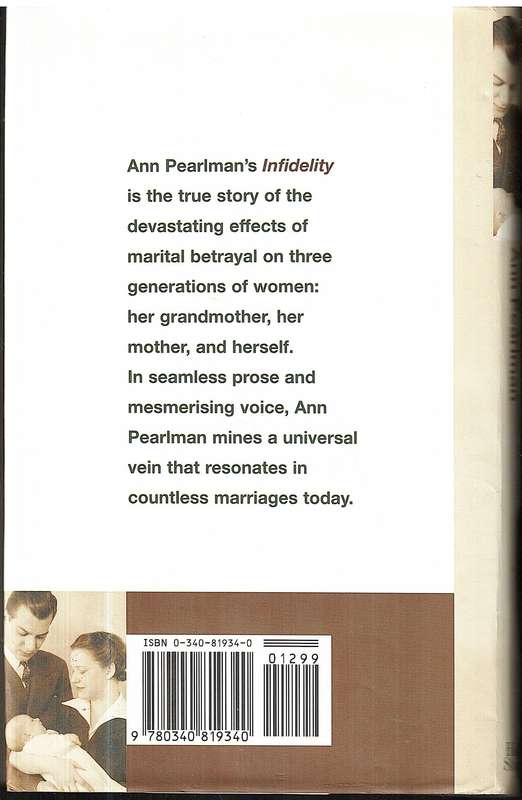 Infidelity: A Love Story - Ann Pearlman