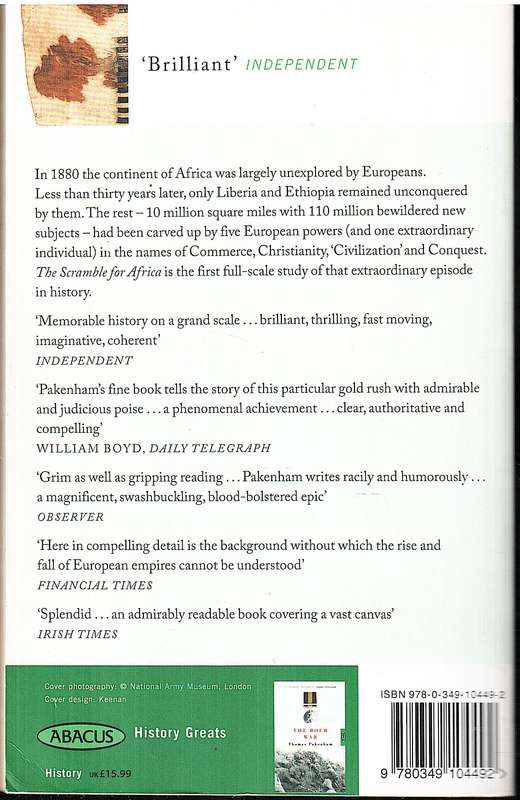 The Scramble for Africa - Thomas Pakenham