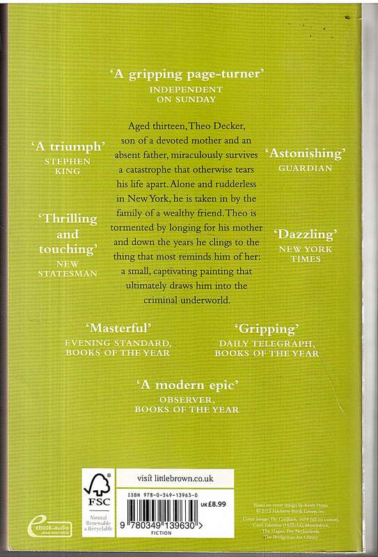 The Goldfinch - Donna Tartt