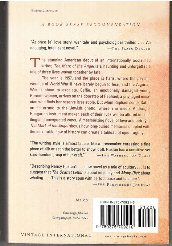 The Mark of the Angel - Nancy Huston