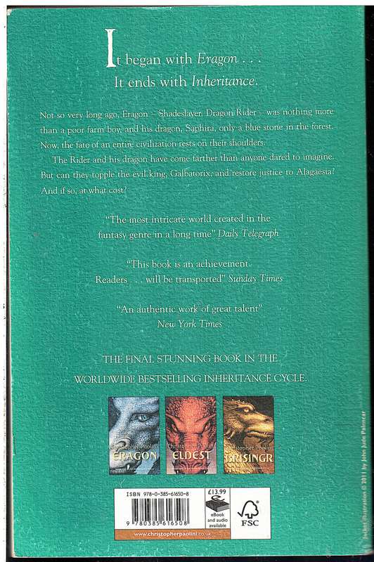 Inheritance 04: Inheritance / The Vault of Souls - Christopher Paolini