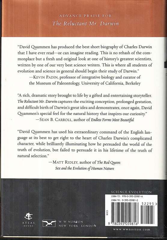 The Reluctant Mr Darwin: An Intimate Portrait of Charles Darwin - David Quammen