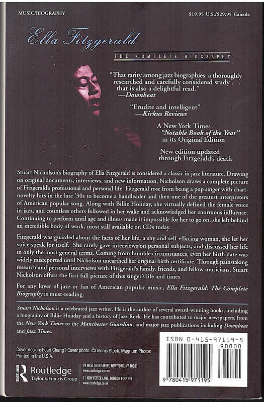 Ella Fitzgerald: The Complete Biography - Stuart Nicholson