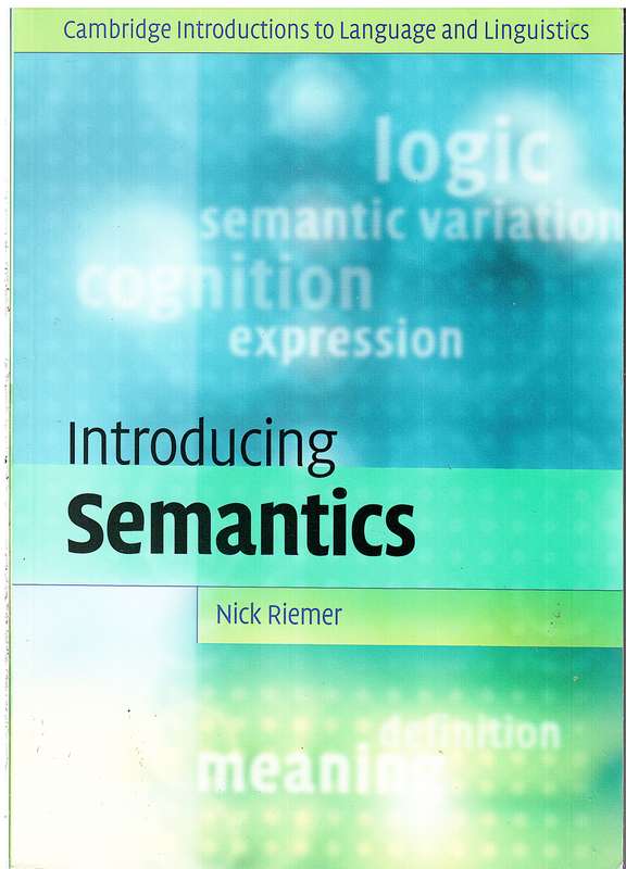 Introducing Semantics - Nick Reiner