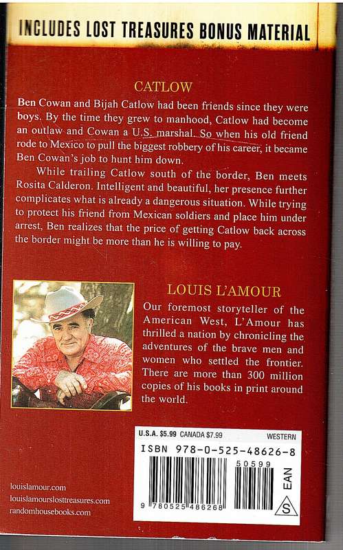 Catlow - Louis L'Amour (Lost Treasures series)