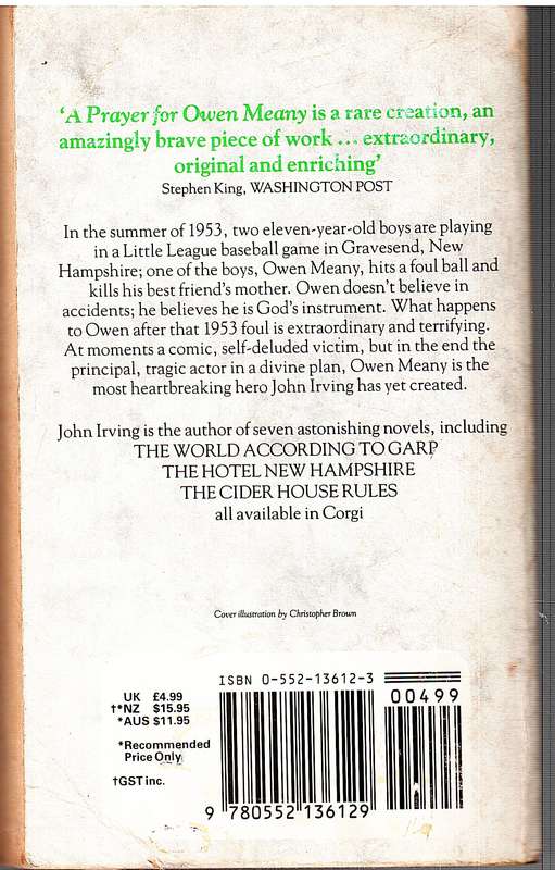 A Prayer for Owen Meany - John Irving