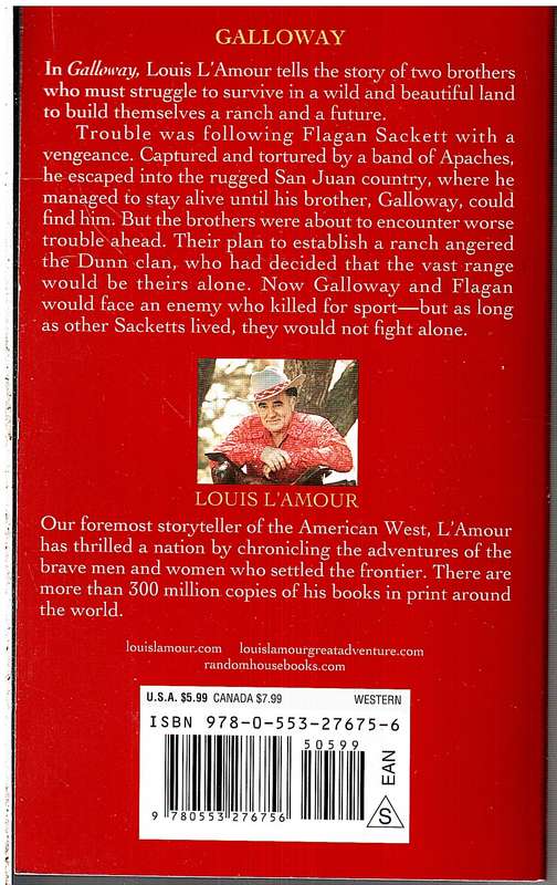 Galloway (The Sacketts) - Louis L'Amour