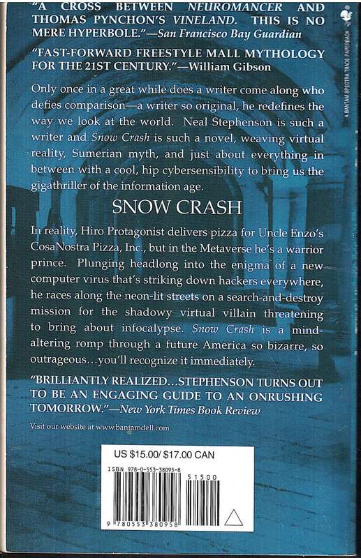 Snow Crash - Neal Stephenson