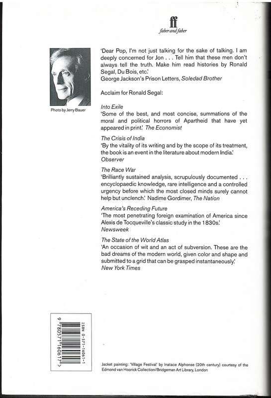 The Black Diaspora - Ronald Segal [Author's gift inscription inside]