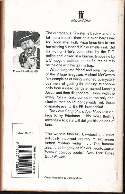 The Love Song of J Edgar Hoover - Kinky Friedman