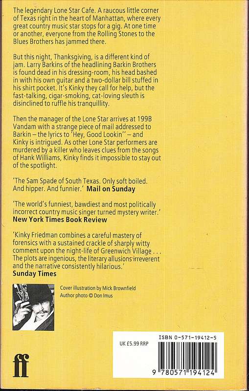 A Case of Lone Star - Kinky Friedman