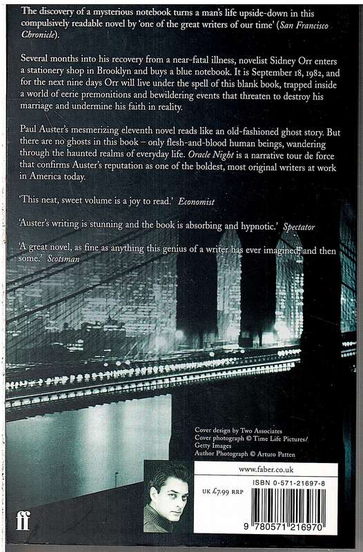 Oracle Night - Paul Auster