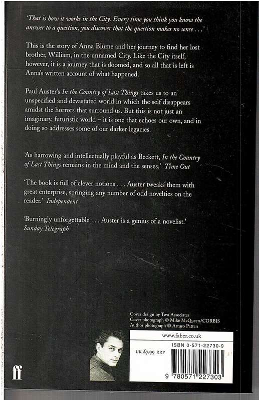 In the Country of Last Things - Paul Auster