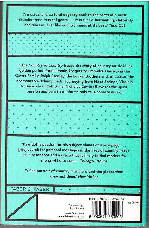 In the Country of Country: A Journey to the Roots of American Music - Nicholas Dawidoff