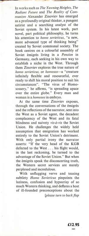 Homo Sovieticus - Alexander Zinoviev