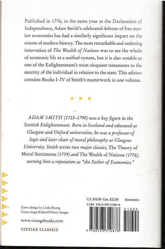 The Wealth of Nations - Adam Smith