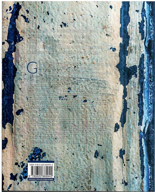 Going Home: Food and Stories From Lebanon, The Land of My Forefathers - Sophia Lindop