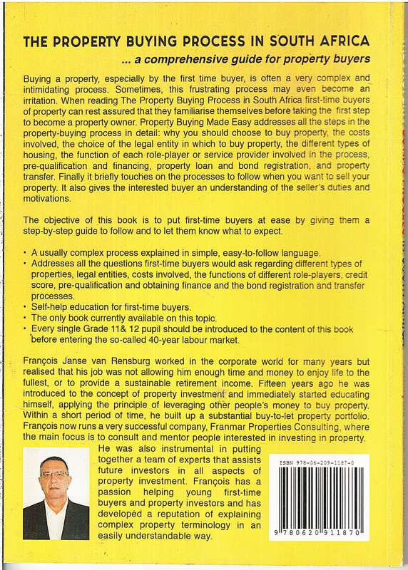 The Property Buying Process in South Africa - Francois Janse van Rensburg