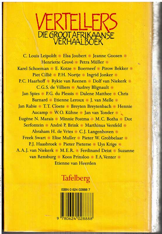 Vertellers: Die Groot Afrikaanse Verhaalboek - Merwe Scholtz (Samesteller)