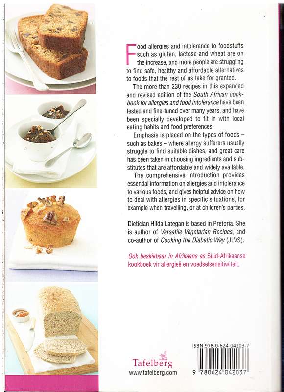 South African Cookbook for Allergies and Food Intolerance - Hilda Lategan