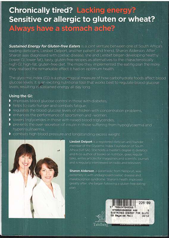 Sustained Energy for Gluten-Free Eaters - Liesbet Delport and Sharon Alderson