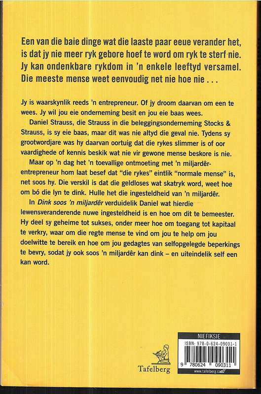 Dink Soos 'n Miljarder - Daniel Strauss