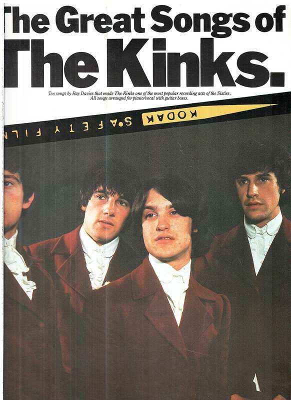 The Great Songs of The Kinks Piano | Vocal with Guitar chord boxes
