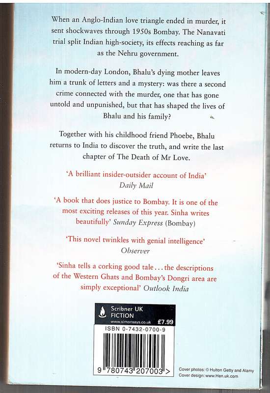 The Death of Mr Love - Indra Sinha