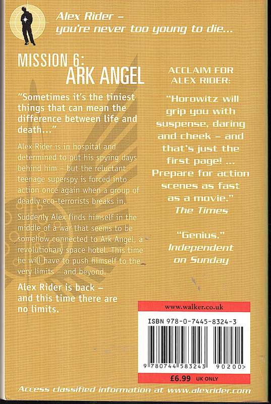 Ark Angel (Alex Rider Mission 6) - Anthony Horowitz