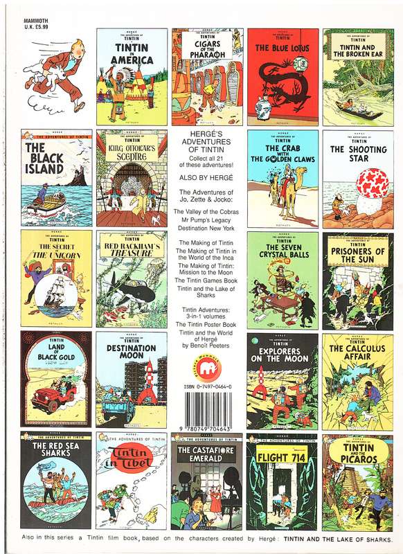 The Adventures of Tintin 04: Cigars of the Pharaoh - Herge