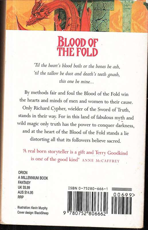 Blood of the Fold (Sword of Truth, Book 3) - Terry Goodkind
