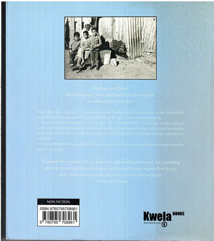 Impossible Return: Cape Town's Forced Removals - Siona O'Connell