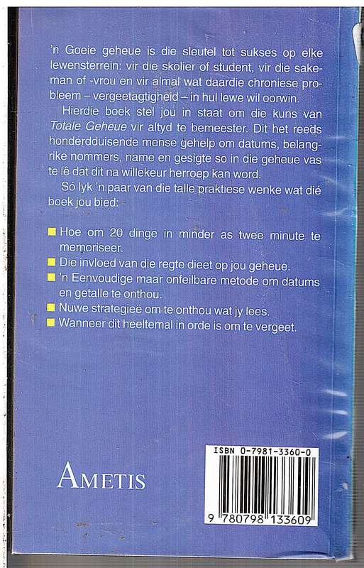 Totale Geheue - Dr Joan Minninger