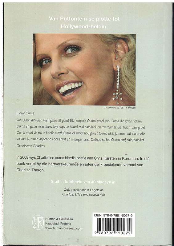 Charlize: Ek Leef My Droom - Chris Karsten