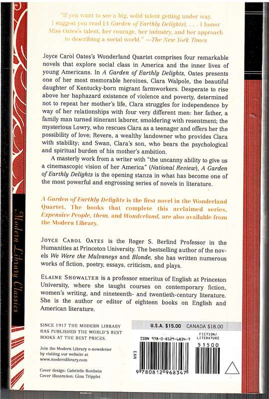 A Garden of Earthly Delights - Joyce Carol Oates