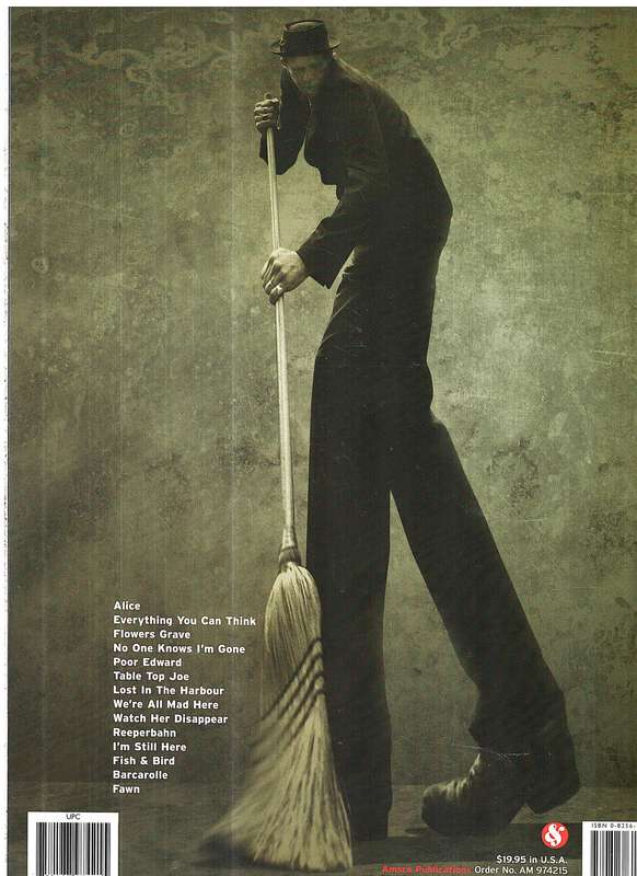 Tom Waits - Alice Piano / Vocal/ Guitar Folio