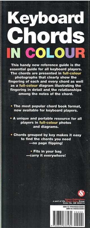 Keyboard Chords in Colour - Music Sales
